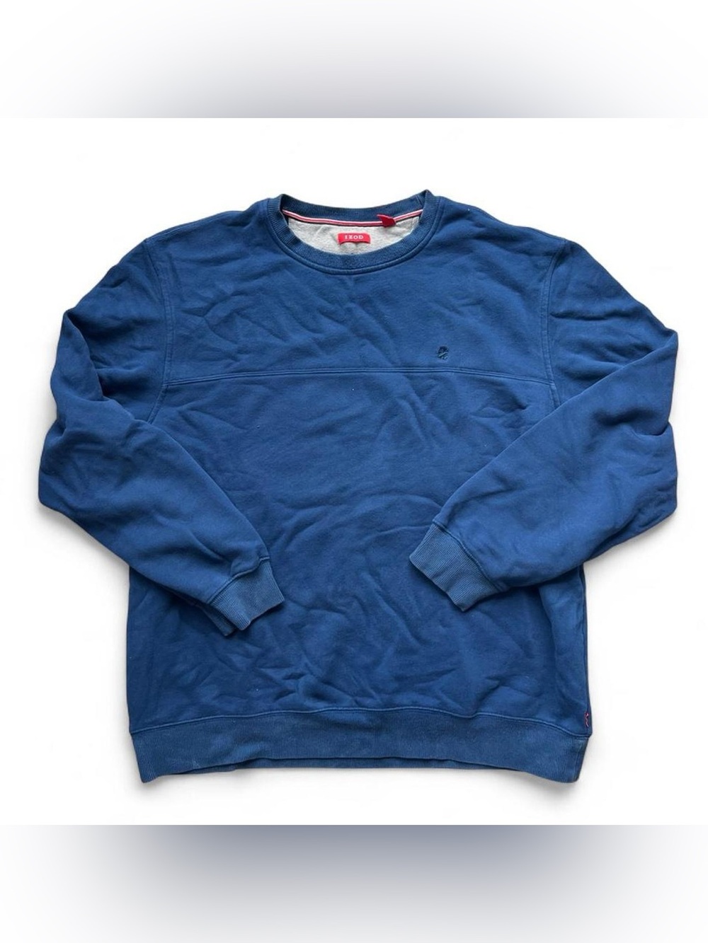 Izod Men's Crewneck Pullover in Deep Blue